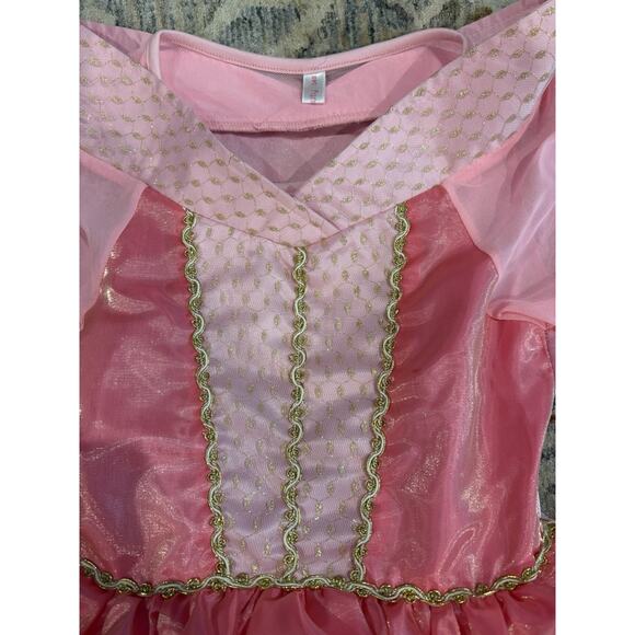 Sleeping Beauty Princess Pink Ball Gown Child Size 6-7 Costume Dress up Play - Picture 3 of 8